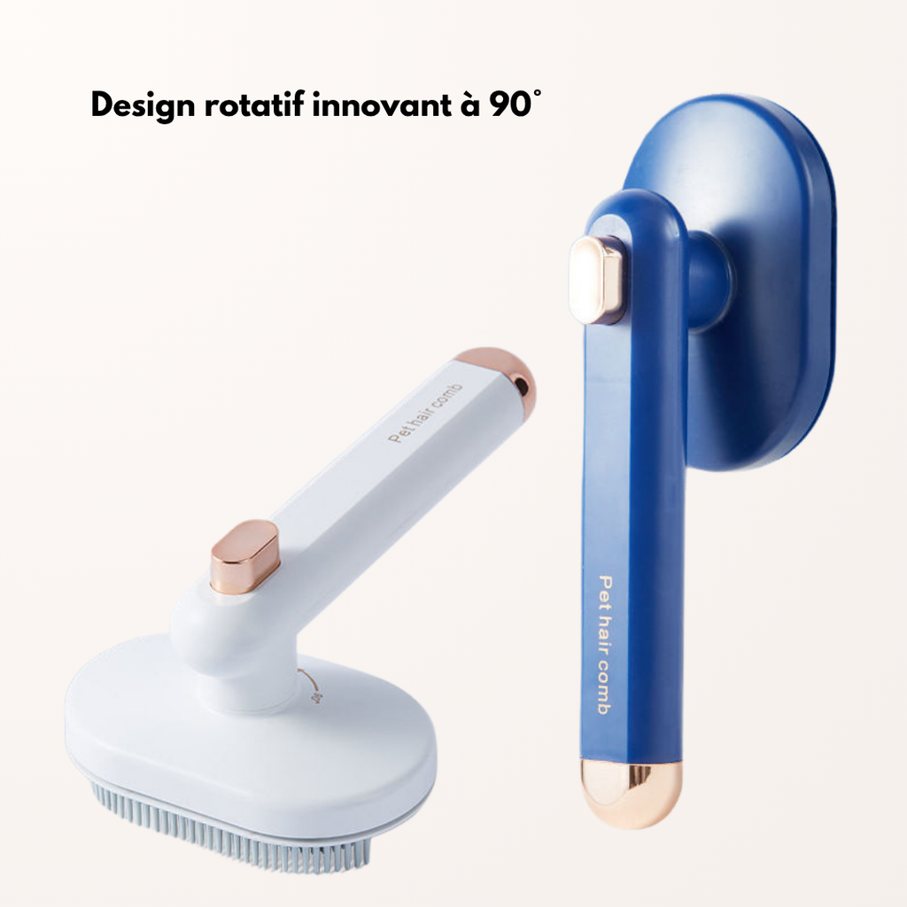 Brosse auto-nettoyante à vapeur couleur pour animaux - Pawaia